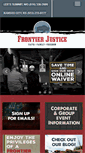 Mobile Screenshot of frontier-justice.com